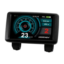 UKC1+ Ebike Color Display LCD 36V 48V 60V 72V Ebike Display OMD 2 Protocol Control Panel Speedometer Electric Bike