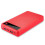 Display Screen Power Bank Case Micro Type-C Input 6x18650 Battery External Charger DIY Powerbank Box Outer Case Red 1