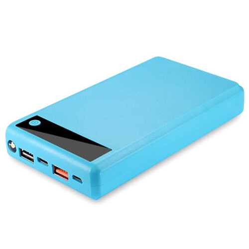 Display Screen Power Bank Case Micro Type-C Input 6x18650 Battery External Charger DIY Powerbank Box Outer Case