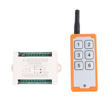 1000m 12/24V Relay Remote Wireless Remote Control 6 Channel Relay Module Transmitter Receiver 315MHz