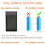 Display Screen Power Bank Case Micro Type-C Input 6x18650 Battery External Charger DIY Powerbank Box Outer Case Red 6
