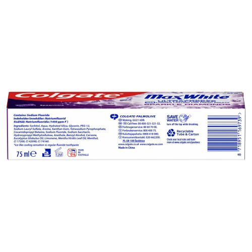 Colgate Colgate Max White Sparkle Diamonds Toothpaste, 75ml 1