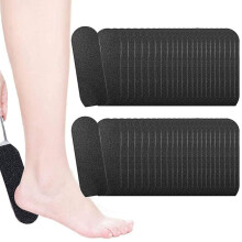 100Pcs Foot File Refills Coarse 80 & Fine 180 Grit Replacement Pads for Stainless Steel Pedicure Tool