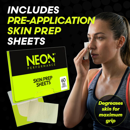 Neon Performance Nasal Strips 60 Pack Clear | Nose Strips for Sport & Sleep 2