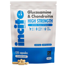 Glucosamine and Chondroitin High Strength Complex with MSM, Vitamin C, Ginger, Rosehip & Turmeric - 120 Premium Capsules Joint Care Supplements Made