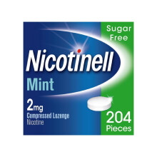 Nicotinell Mint Lozenge 2mg (204 Lozenges), Nicotine Lozenges, Mega Pack