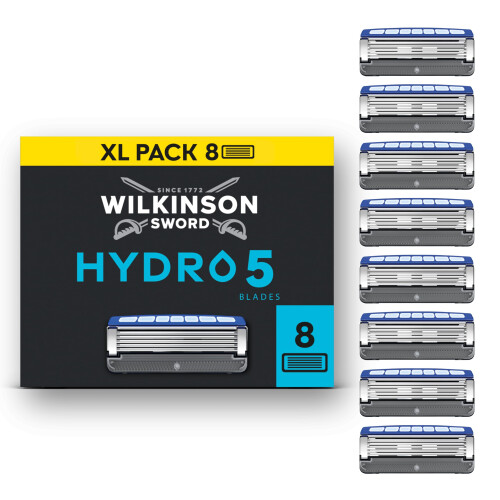 Wilkinson Sword Wilkinson Sword Hydro 5 Men’s Razor Blade Refills, 8 Pack