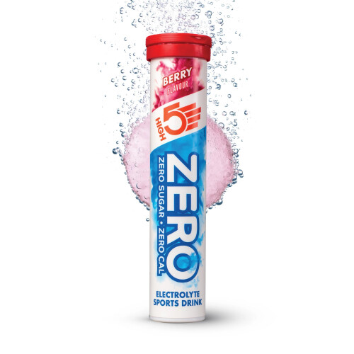 HIGH5 Zero Electrolyte Tablets for Hydration, Berry, 20 Tablets