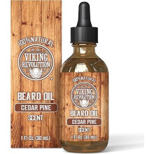 Viking Revolution - Beard Oil - All Natural Variety Beard Oil For Men With Argan & Jojoba Oils - Softens, Smooths & Strengthens - Gifts For Men - Ced