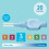 Tepe TePe Interdental Brush, Extra Soft, Blue, 0.6mm/ISO 3, 20pcs 3