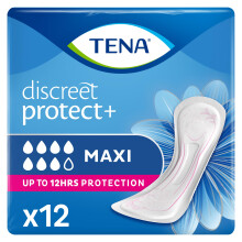TENA Discreet Protect+ Maxi Incontinence Pads (12 Count)