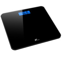 HomeFashion HFitness Large 2828cm Bathroom Scales for Body Weight, Digital Weighing Scales, 180kg High Precision Weight Scale with Backlit Display B