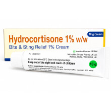 SKNCLM Hydrocortisone 1% Cream 10g | Bite & Sting Relief Cream | Helps Relieve Itching, Insect Bite Reactions & Skin Irritation | Hydrocortisone Crea