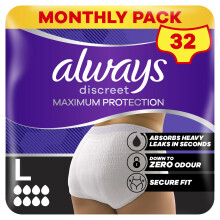 Always Discreet Maximum Protection L 4x8ct
