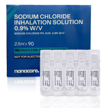 Nanacare Saline Solution 0.9% - 90 X 2.5 ml Vials
