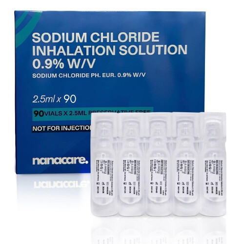 Nanacare Saline Solution 0.9% - 90 X 2.5 ml Vials