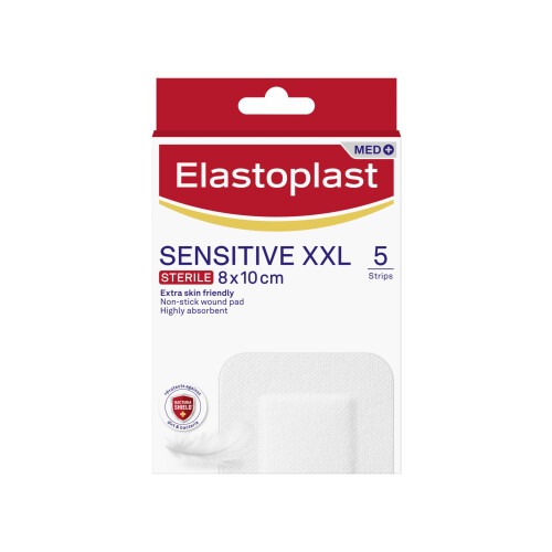 Elastoplast Elastoplast Med+ Sensitive XXL Dressing, 5 Count