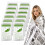 Emergency Thermal Foil Blankets 12-Pack, Survival Blanket 210cm x 130cm 1