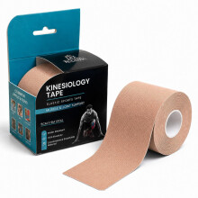 Rugistic Kinesiology Tape Skin Pack of 1 – Sports Tape for Muscle & Joint Support – Latex-Free Hypoallergenic Adhesive – Breathable Cotton Elast