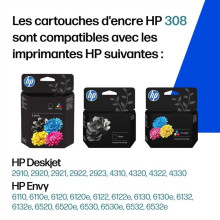 308 - Original Ink Cartridge, Cyan, Magenta, Yellow