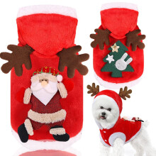 Pet Dog Christmas Clothes Costume, Dog Clothes for Small Medium Dogs and Cats, Pet Supplies, Gift for Dog Owners, Small & Medium Dogs