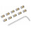 10PCS Magnet Nut Kit for M5Stack Unit Series, for -Compatible Holes Reserved  Unit Modules 1