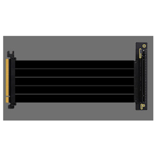 PCI-E Express 4.0 16X Riser Video Card Extension Shielded Flexible Cable 90 Mounting GPU Bezstratna Czerń dla GPU 1