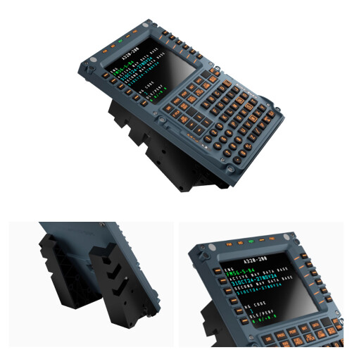 A3XX WINWING MCDU Flight Control Realistic Panel Simulator Support with X-Plane 1