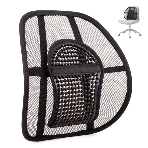 GEEZY GEEZY Lumbar Mesh Back Support for Office Chair Home Back Cushion Car Seat Pain Relief