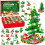 Adventskalender aus Bausteinen, 24-tägiger Weihnachtsbaum-Modellbausatz 1