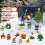 Weihnachts-Adventskalender 2026 Bausets Micro Mini Weihnachtsbausteine Set 2
