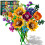 Adventskalender 2026: Wildblumenstrauß-Bauset mit Lichterkette 1
