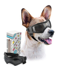 Small breed dog glasses, easy to wear, adjustable UV/wind/dust/fog protection, Pet Supplies, Gift for Dog Owners, Small & Medium Dogs