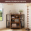 Dripex Vintage TV Corner Cabinet with LED Lighting 3