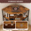 Dripex Vintage TV Corner Cabinet with LED Lighting 6