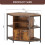 Dripex Vintage TV Corner Cabinet with LED Lighting 2