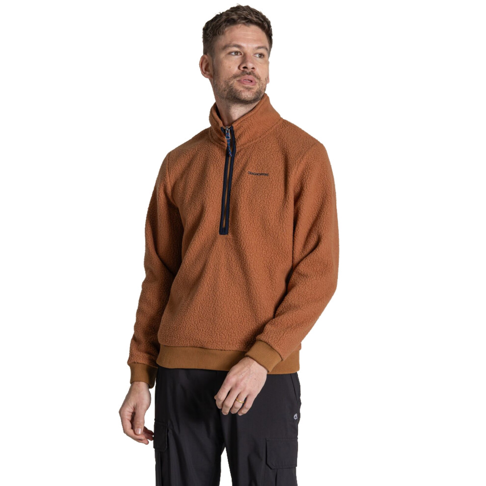 Craghoppers Men's Orange X National Trust Cormorant Half Zip Fleece - Image 6