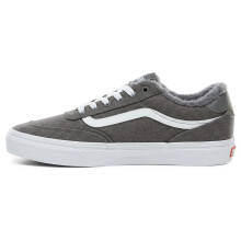 (11 UK, Pewter) Vans Mens Brooklyn LS Winter Sherpa Canvas Trainers