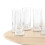 LSA Palette 10-Piece Shot Glass Set with Ash Wood Serving Tray 2