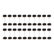 10 Juegos de Ruedas Todoterreno 1/64/Neumáticos de Goma Neumático Extraíble de 18,3 mm para Rueda 1:64 Modelo de Camión RC Todoterreno SUV Color