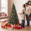 Costway Prelit Christmas Tree w/ LED Lights & PVC Branch Tips 4