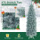 Costway 6 FT Pre-Lit Christmas Tree Hinged Slim Pencil Xmas Tree 6