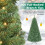 Costway Prelit Christmas Tree w/ LED Lights & PVC Branch Tips 7