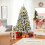 Costway 6 FT Snow Flocked Hinged Christmas Tree with 600 Branch Tips 4