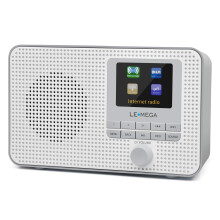 LEMEGA IR1 Portable Internet Radio with DAB,Podcast Player,Bluetooth,Grey