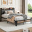 IRONCK Small Double Bed Frame with Storage Shelf Upholstered Headboard, Platform Bed Frame with Charging Station, Metal Bed Frame/UnderBed Storage 8