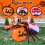 Costway Inflatable Halloween Spider & Pumpkin Decoration With Lights 9
