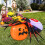 Costway Inflatable Halloween Spider & Pumpkin Decoration With Lights 4