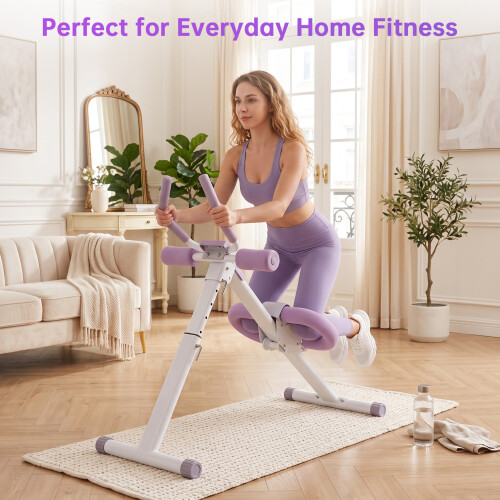Multifunctional Ab Trainer Foldable Core Workout Machine Adjustable 1
