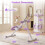 Multifunctional Ab Trainer Foldable Core Workout Machine Adjustable 3